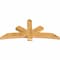 Ekena Millwork Alberta Rough Sawn Timber Gable Bracket, Western Red Cedar, 72"W x 33"H x 4"D x 6"F, 11/12 Pitch GBW072X33X0406ALB00RWR - alternate 3